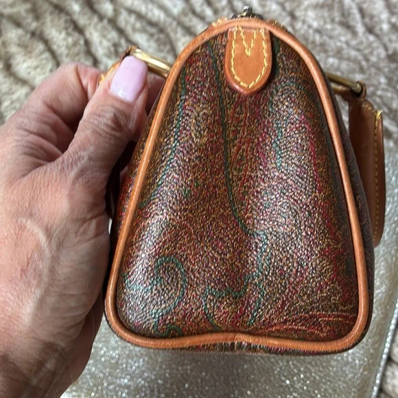 Etro Nano Boston bag/crossbody 6”x5”x3 1/2” - Picture 8 of 14